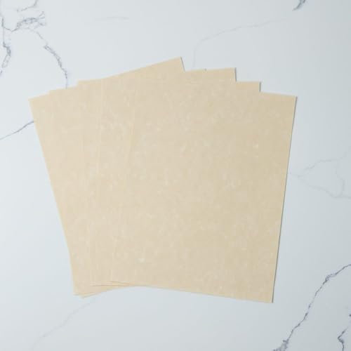 LUXPaper 8.5" x 11" Paper | Letter Size | Cream Parchment | 60lb. Text | 50 Qty - Image 3