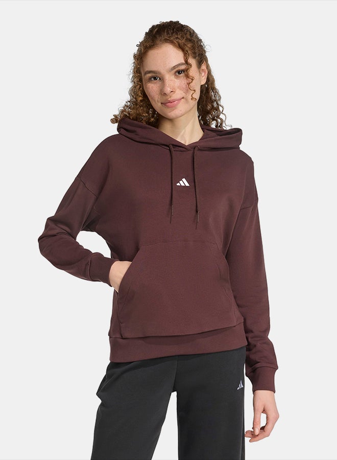 Adidas Essentials Small Logo French Terry Hoodie - Image 4