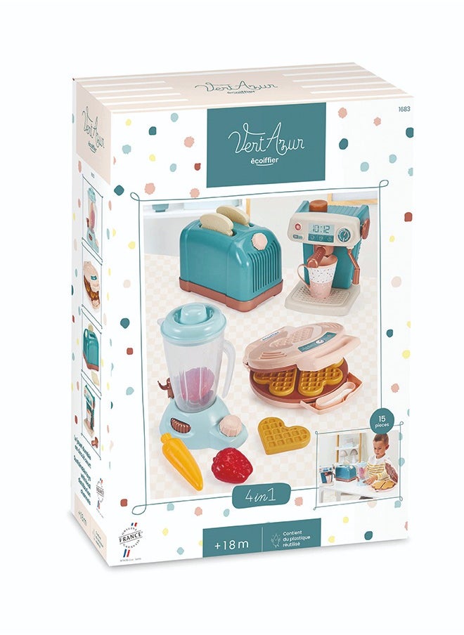 ecoiffier - Superpack Kitchen Acc. 4In1 - Image 1