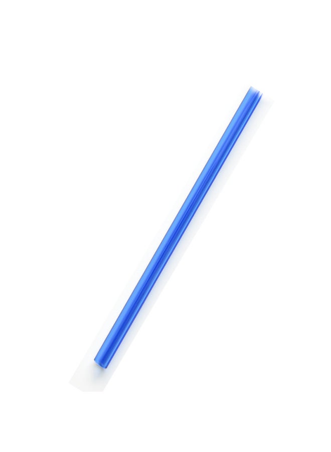 Factory Direct Glass Straw Transparent Color High Temperature Resistant Straw Creative Milk Tea Drink Glass Straw-Color:Straight Tube Light Blue 8mm 20cm - Image 1