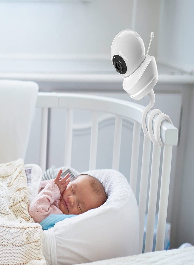 HOLACA Flexible Mount Crib Mount for Babysense Max View Monitor Babysense 5" HD 5.5''1080p Full HD Babysense HD S2/V43/ Video Baby Monitor - Twist Versatile Mounting Kit - Image 2