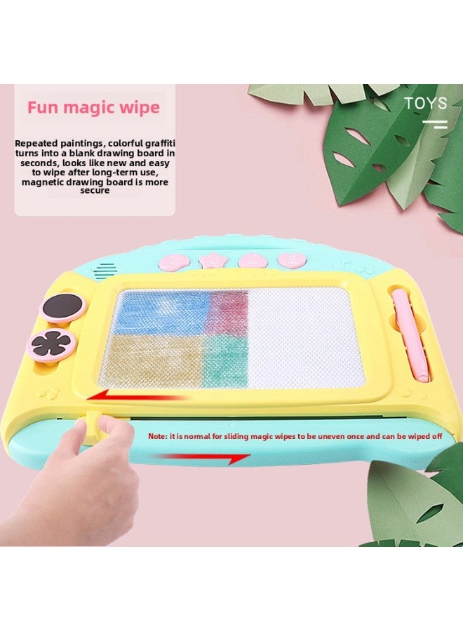 Children's Multi-functional Music Color Magnetic Sketchboard Early Education Educational Graffiti Writing Board Toys And Gifts-Color:Music Sketchpad Green - Image 5