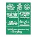 JAJADO Farmhouse Kitchen Silk Screen Stencil Reusable Self Adhesive Stencil Coffee Quotes Homemade Bakery Farmhouse Sign Making Burning Stencils for Painting On WoodCeramicFabric Art Craft 85x11 - Image 2