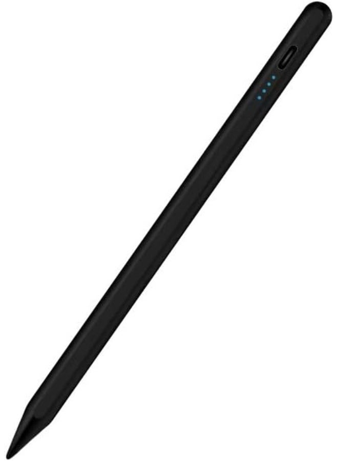 Muzz Stylus Pen for iPad, Tablet Pencil, Black, Compatible with iPad (2018-2025) Pro, Air, Mini, and Standard iPad Models for Drawing and Writing - Image 1