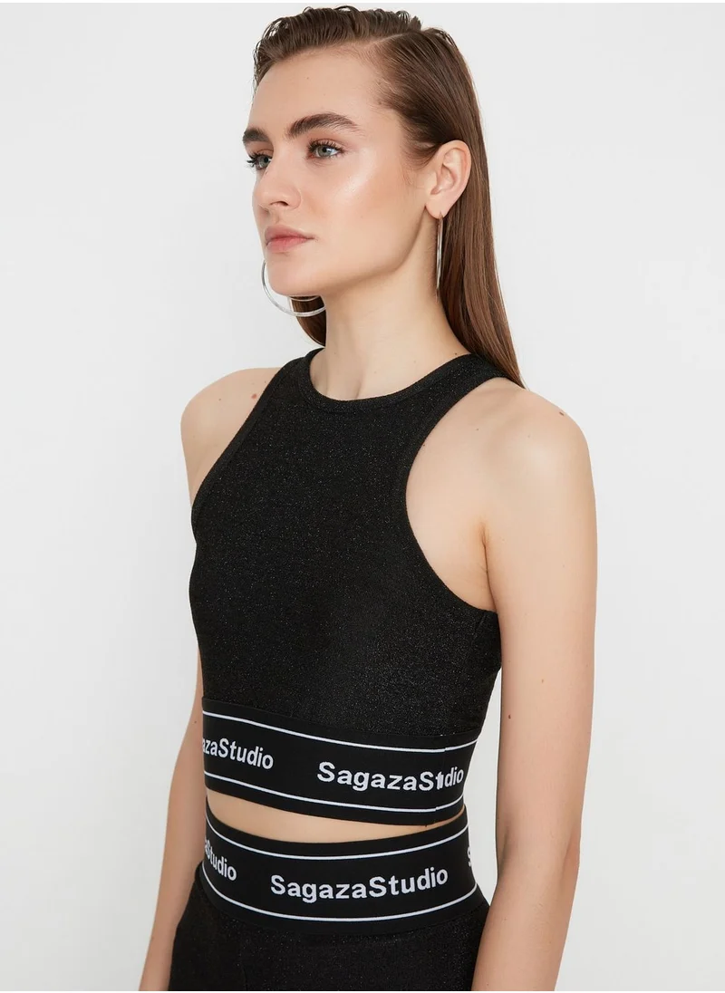 trendyol Elastic Detail Knitted Bra