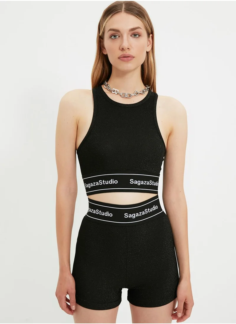 trendyol Elastic Detail Knitted Bra