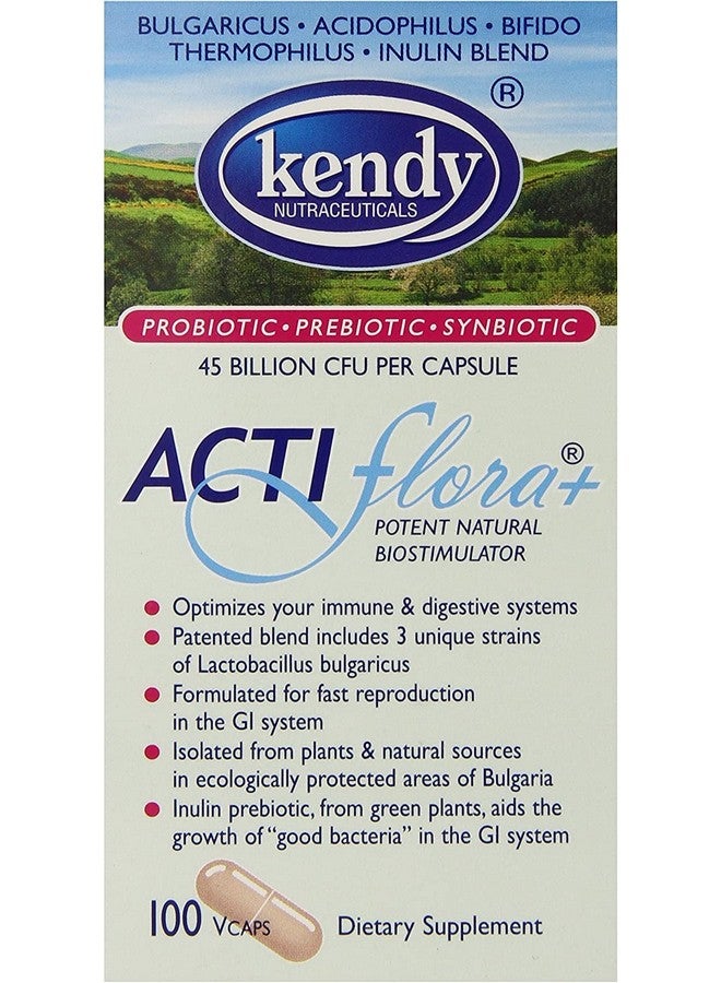 Kendy USA, Actiflora+, Potent Natural Biostimulator, 100 Veggie Caps - Image 1