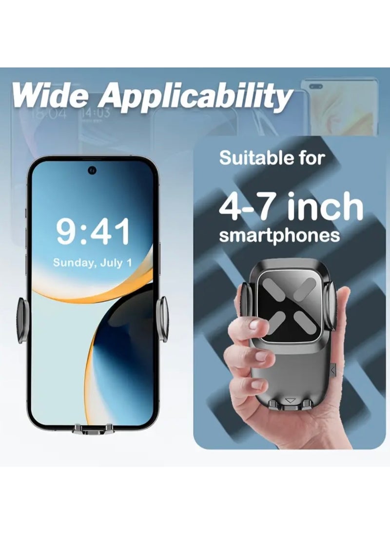CleanWave - The Pure Effect 2-in-1 Car Vent Phone Holder with Extension Arm – Non-Blocking Air Vent Mount for Large Smartphones (4’’-7’’) | Secure Fit for iPhone 15/16, Samsung S24/S23, Xiaomi & More  - Image 5