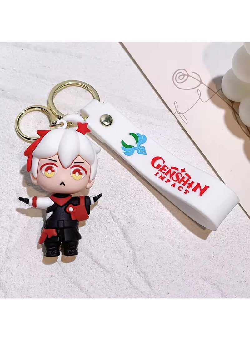 Eula Vision Of God Cosplay Key Chain Unisex Pendant Keyring Accessories Gift PropGame Genshin Impact Alloy Keychain  - Image 3