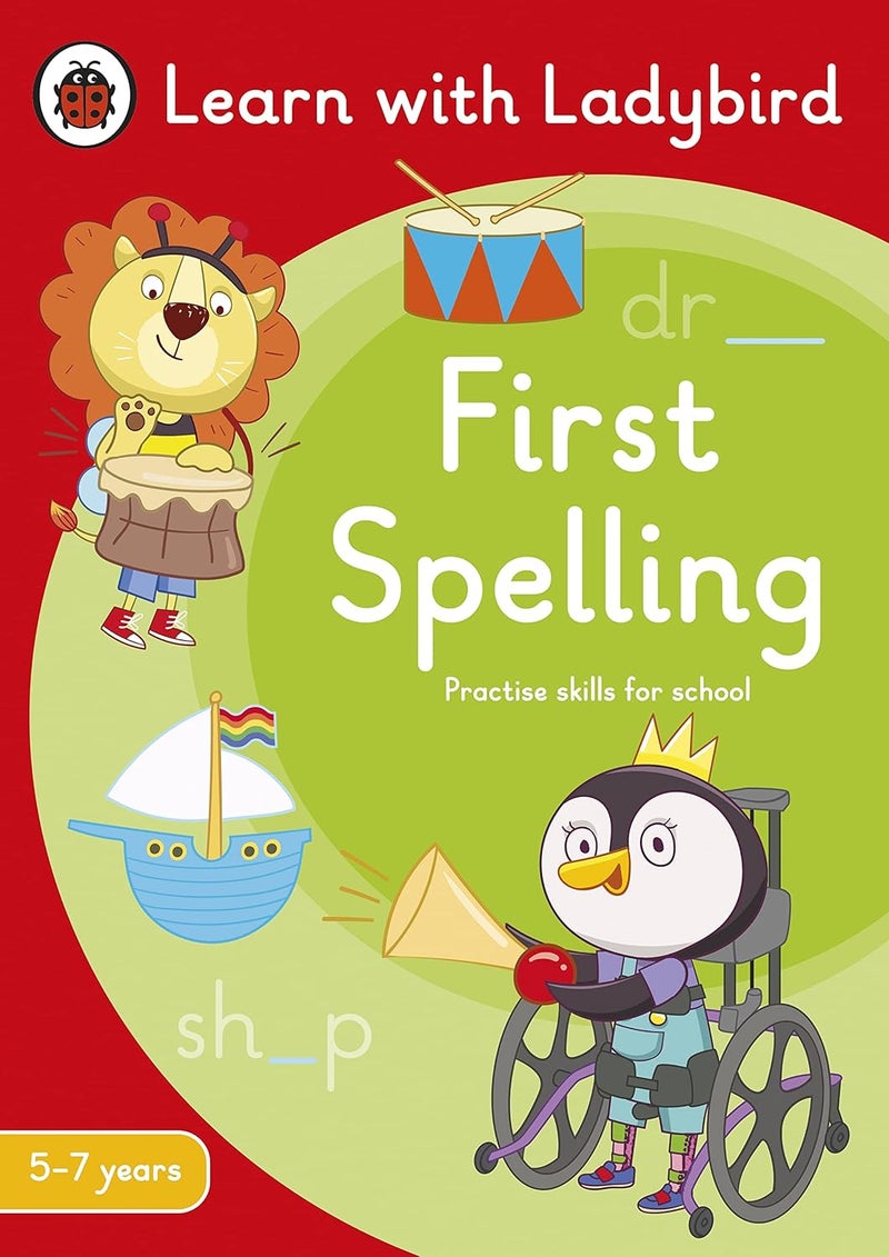 First Spelling: A Learn with Ladybird Activity Book 5-7 years: Ideal for home learning (KS1) - Image 1