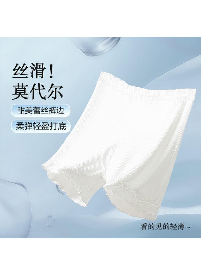 Red Bean Silky Modal Safety Shorts For Women, Anti-Peek Underwear - Image 2