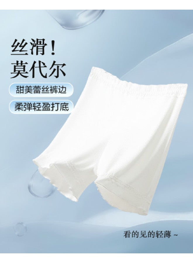 Red Bean Silky Modal Safety Shorts For Women, Anti-Peek Underwear - Image 1