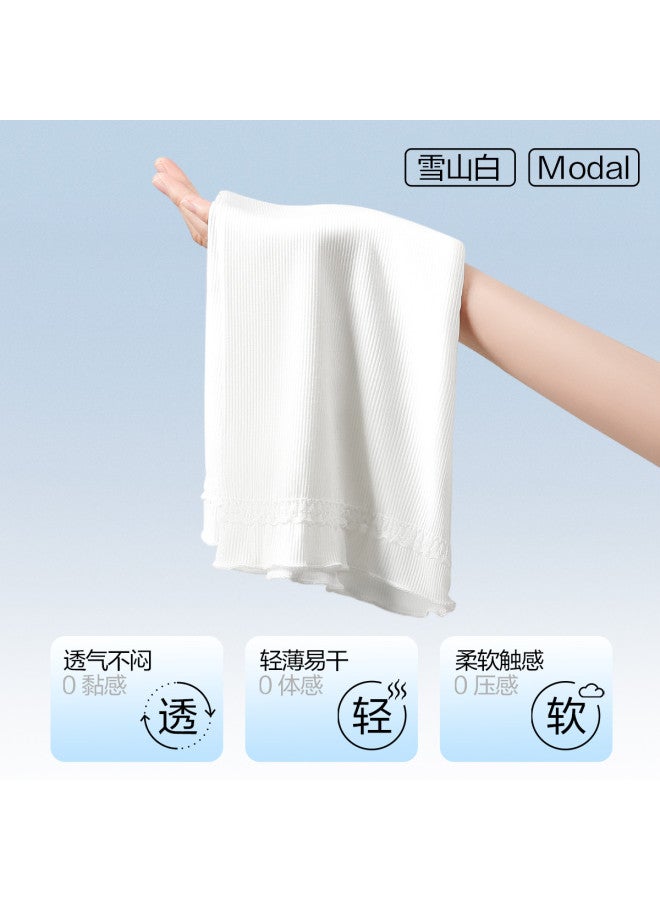 Red Bean Silky Modal Safety Shorts For Women, Anti-Peek Underwear - Image 3