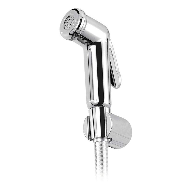 Miro Italian exterior shut Off with thermal hose including fixing kit - chrome