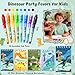 SNLN Invisible Ink Pen and Notebook Pack 24 Pcs Dinosaur Party Favors Spy Pens with UV Light Magic Marker for Secret Message Dino Party Favors for Kids Boys Girls Birthday Gift School Stationery Set - Image 4