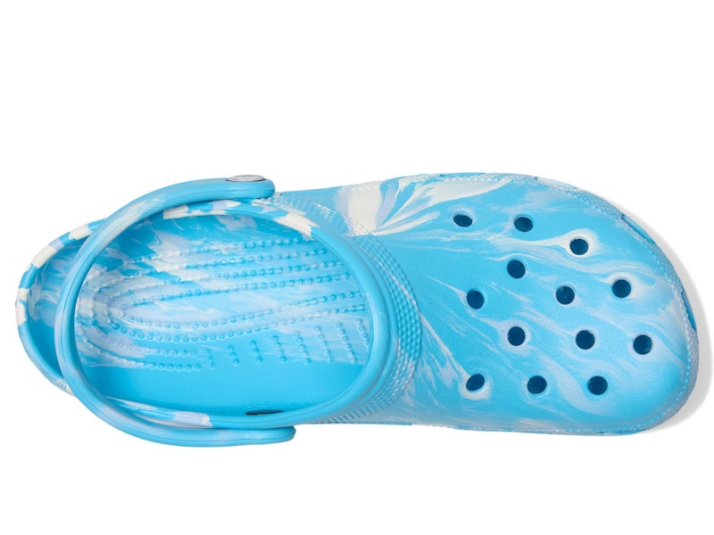Crocs Unisex Classic Marbled Tie-Dye Clog, Tinted Glass/Multi, Womens 4, Mens 2, Medium - Image 2