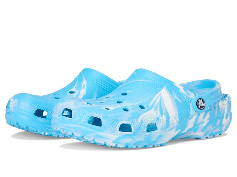 Crocs Unisex Classic Marbled Tie-Dye Clog, Tinted Glass/Multi, Womens 4, Mens 2, Medium - Image 1