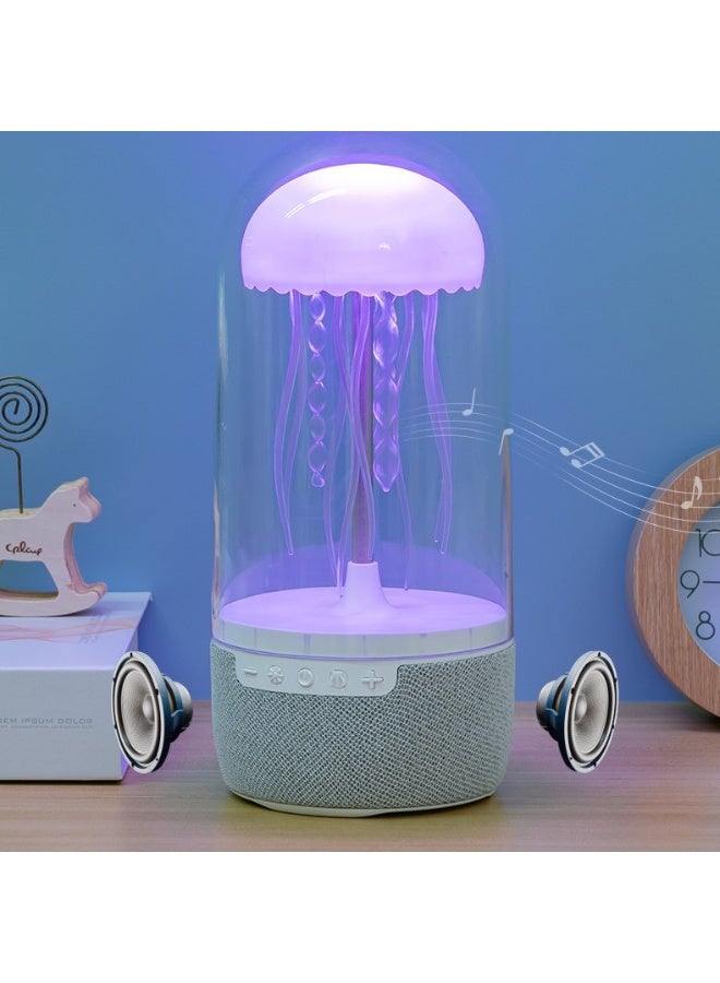 Jellyfish Bluetooth Speaker with Colorful LED Lights, Wireless Portable Speaker for Phones - Image 1