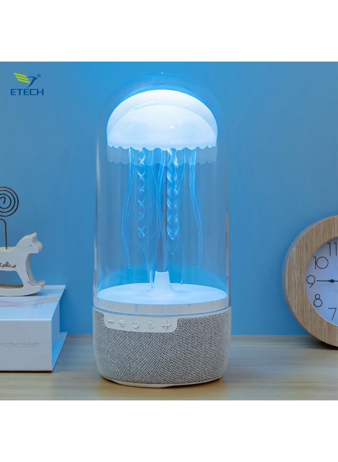 Jellyfish Bluetooth Speaker with Colorful LED Lights, Wireless Portable Speaker for Phones - Image 3