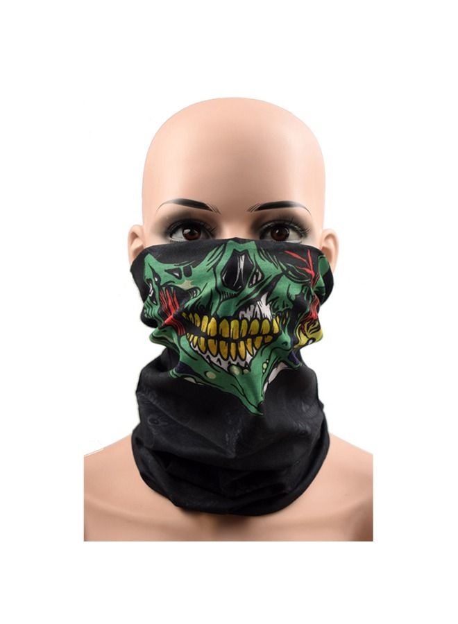 Generic Multicolour Skull Pattern Multi-Function Mask, Riding Windproof Mask, Warm Neck, Headwear Scarf for Outdoor, Resist Sun, Wind, Dust  - Image 3