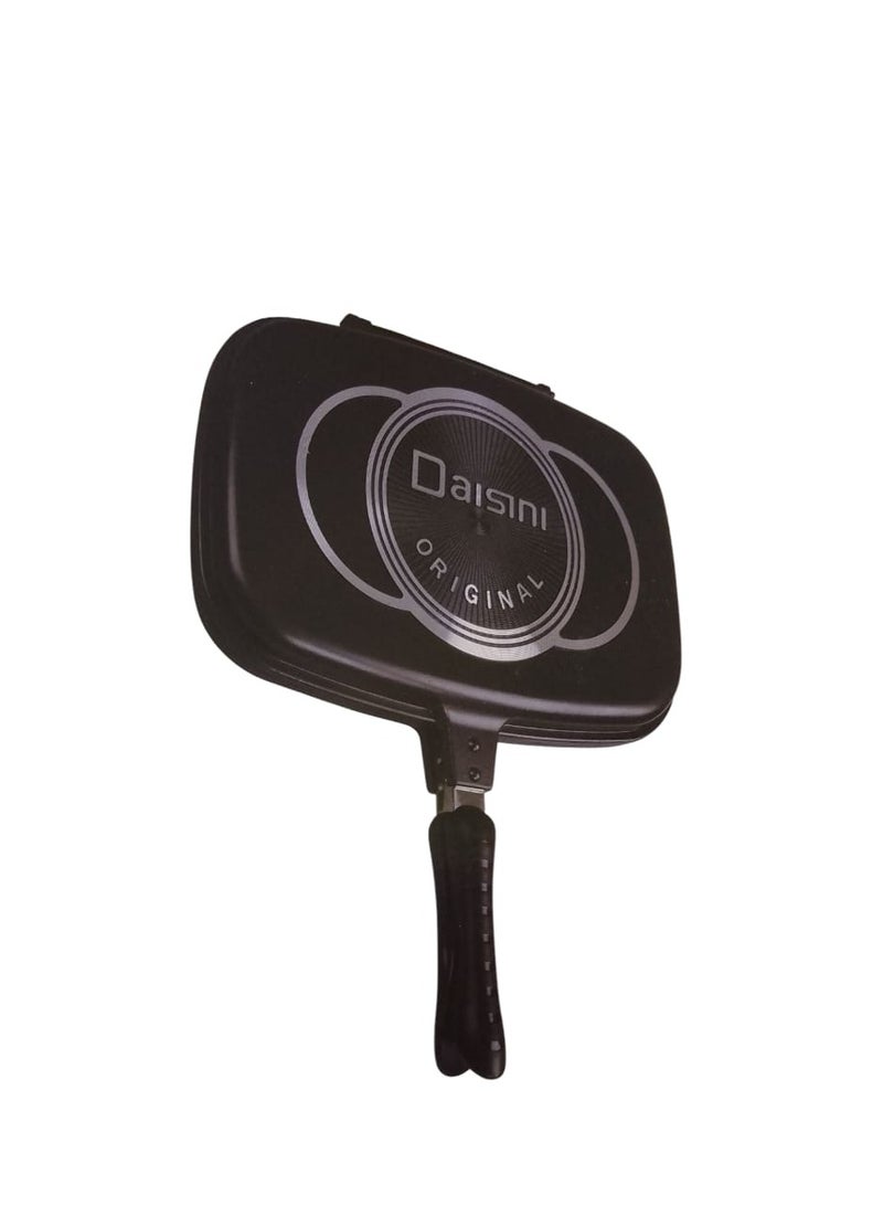 Daisini Pressure Fryer And Grill For Use On Both Sides With Non-Stick Surface Black 40 Cm Pressure Fryer/Grill Pan - Image 1