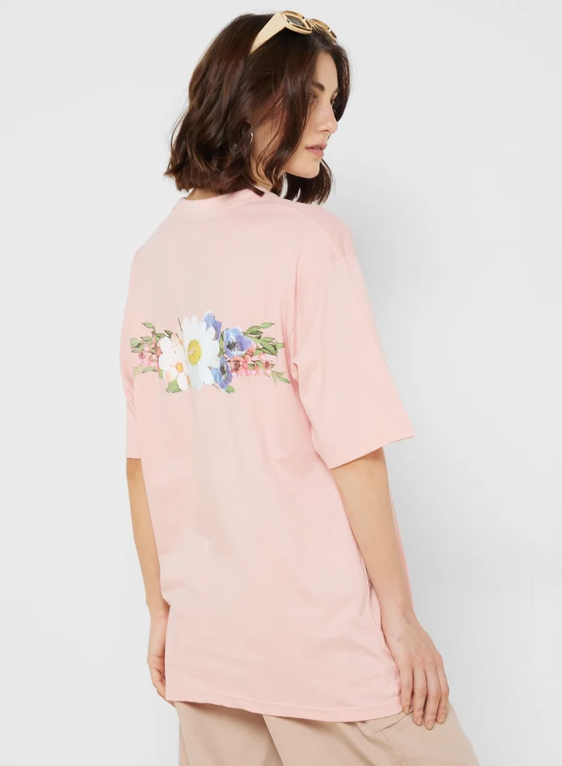 ديزني Mickey & Minnie Cropped Graphic T-Shirt