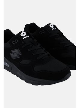 LOTTO Men Six Lace Up Running Shoes, Black  - Image 4