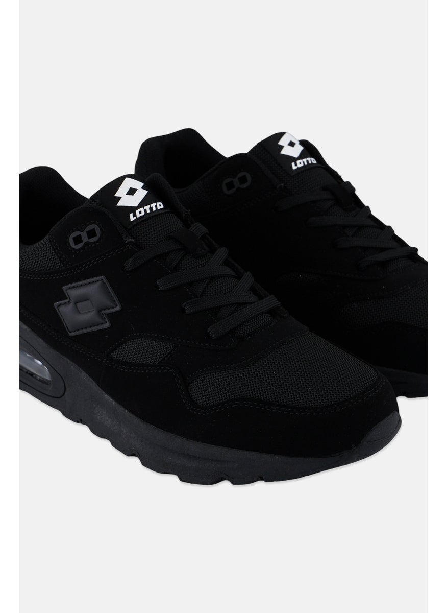 LOTTO Men Six Lace Up Running Shoes, Black  - Image 4