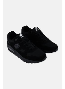 LOTTO Men Six Lace Up Running Shoes, Black  - Image 1