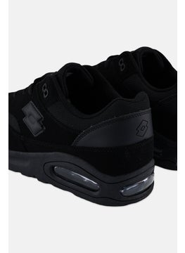 LOTTO Men Six Lace Up Running Shoes, Black  - Image 3