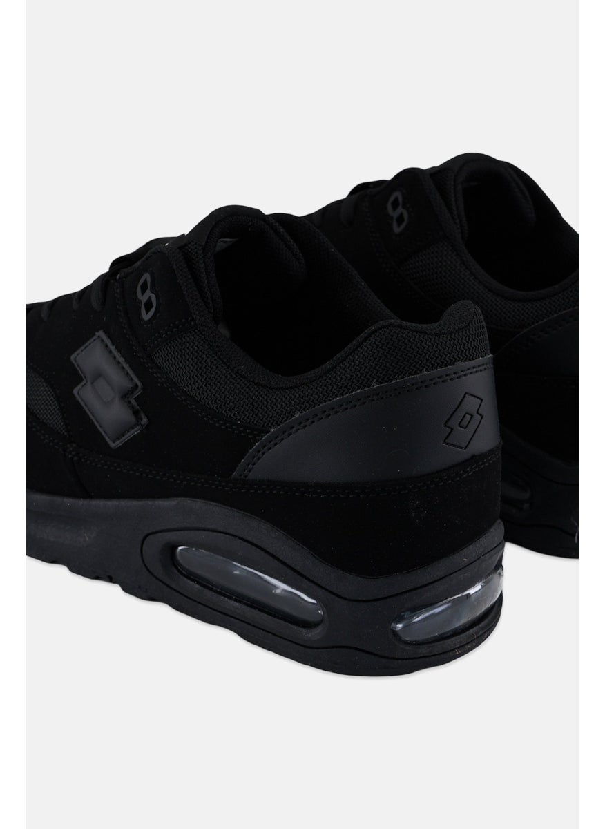 LOTTO Men Six Lace Up Running Shoes, Black  - Image 3