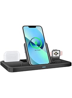 3 in 1 Charging Station for Multiple Devices Apple Products, Charger Stand for iWatch Charging Stand for iPhone AirPods 3/2/1 Charging Dock Holder