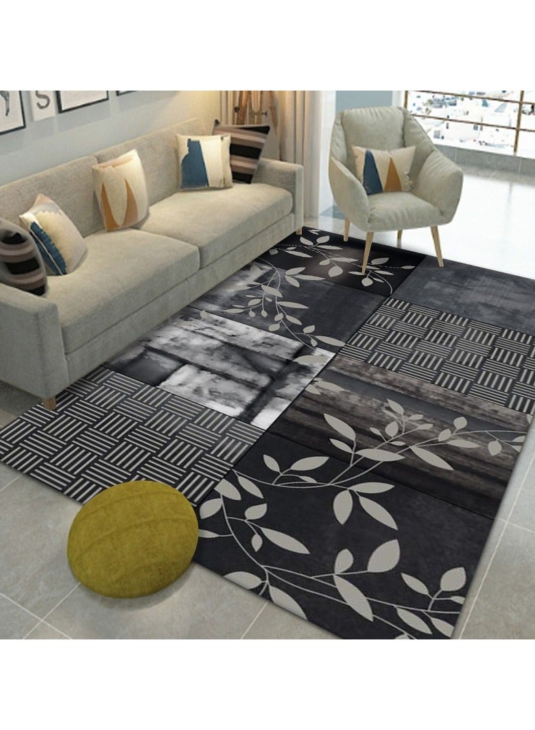 Loquat Squality Modern Minimalist Rectangular Washable Household Carpet(Carpet Only) - Image 1