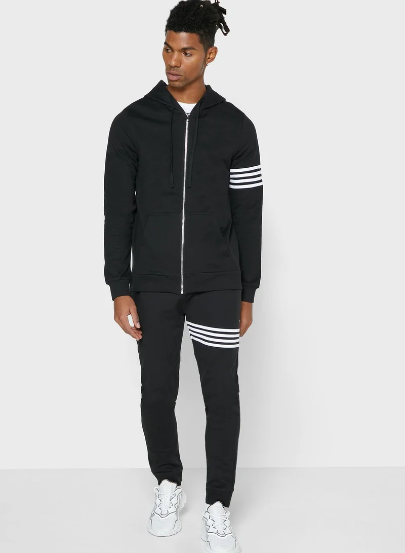 Seventy Five Stripe Detailed Tracksuit Set