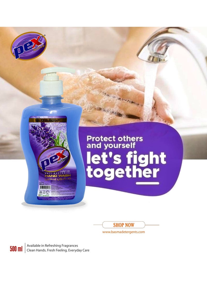Pex Action Antibacterial Hand Wash Lavender - Image 3
