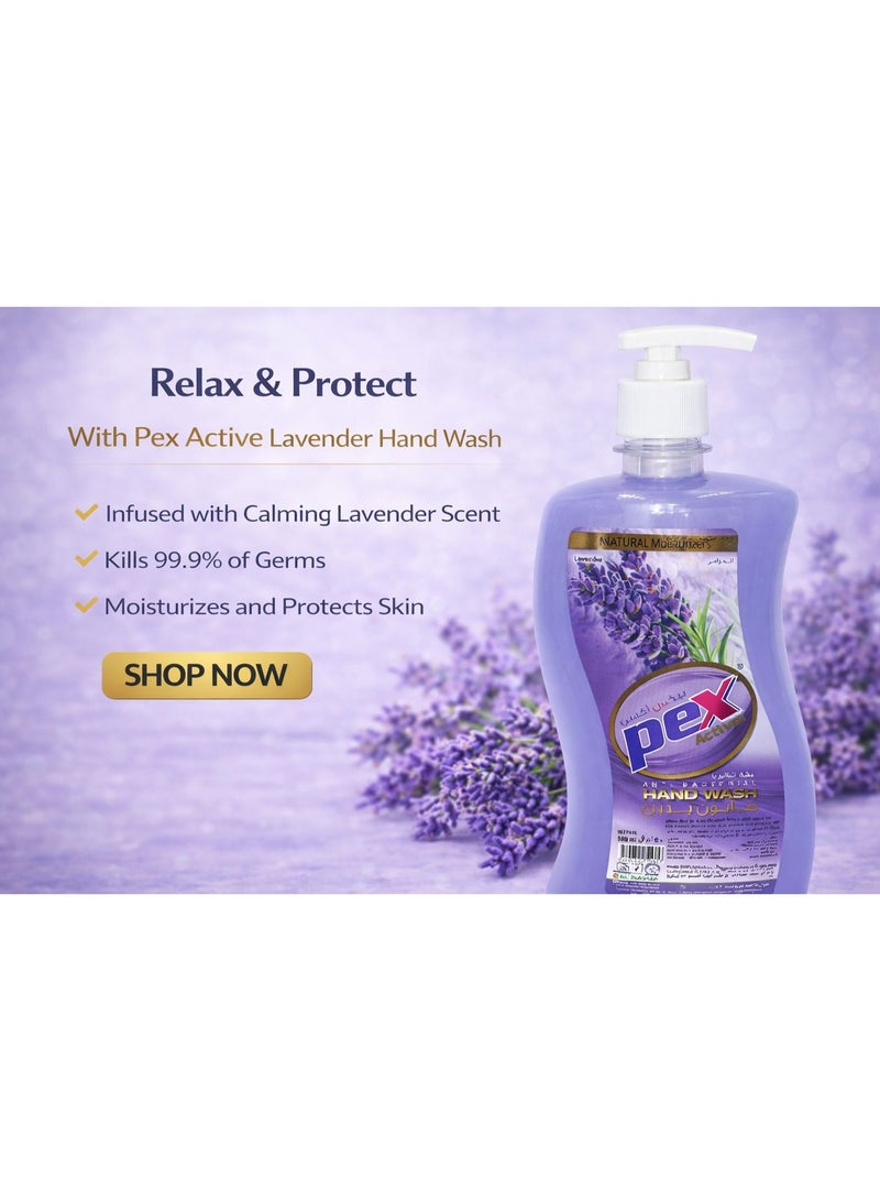 Pex Active Antibacterial Hand Wash Lavender - Image 4