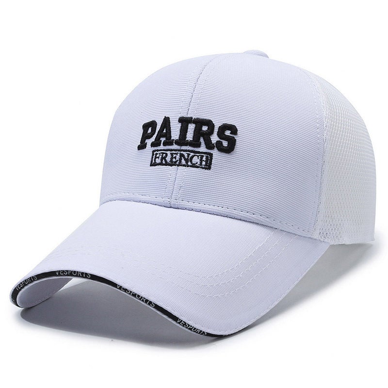 Men Summer Cap 3D Printed Letter Quick Dry Outdoor Sunshade Hat - Image 1