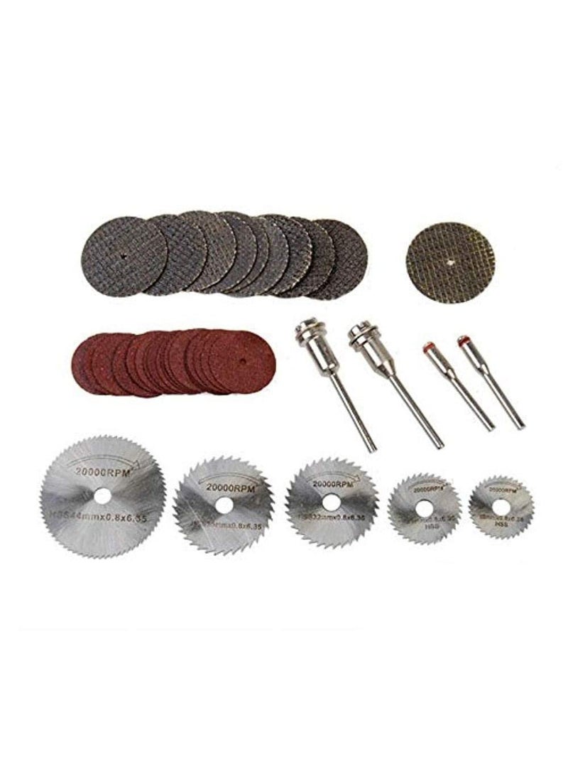 DIY Crafts DIY Crafts CTDIYHI31986 Cutting Disc Blades for Rotary Tool Including Resin Saw Blades and Mandres Pack of 39 Pcs 