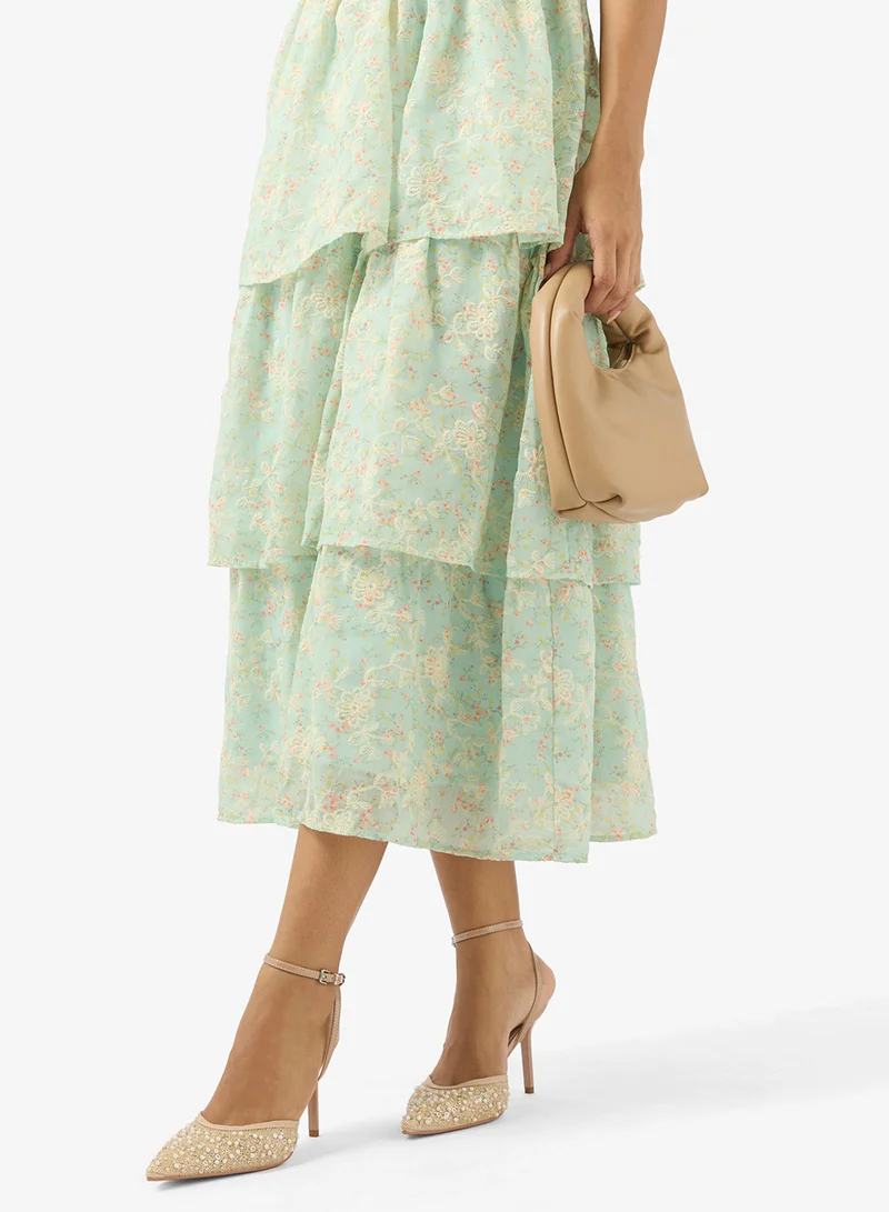 ELLA  Embellished Beaded Detail High Heel Pumps for Women | Best Price UAE