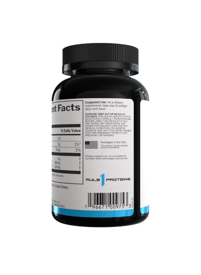 رول 1 روول 1 زيت السمك أوميغا-3 100 كبسولة - Image 2