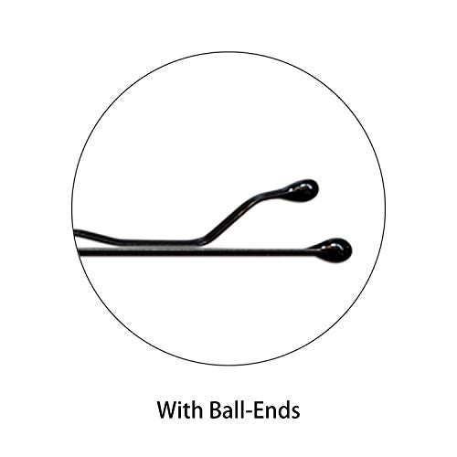 ScivoKaval Bobby Pins Bulk Black 100 Count Hair Bob Pins Bulk in a Case Box Tub - Image 5