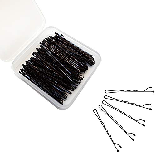 ScivoKaval Bobby Pins Bulk Black 100 Count Hair Bob Pins Bulk in a Case Box Tub - Image 2