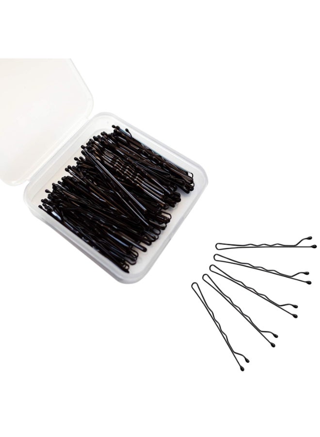 ScivoKaval Bobby Pins Bulk Black 100 Count Hair Bob Pins Bulk in a Case Box Tub - Image 3