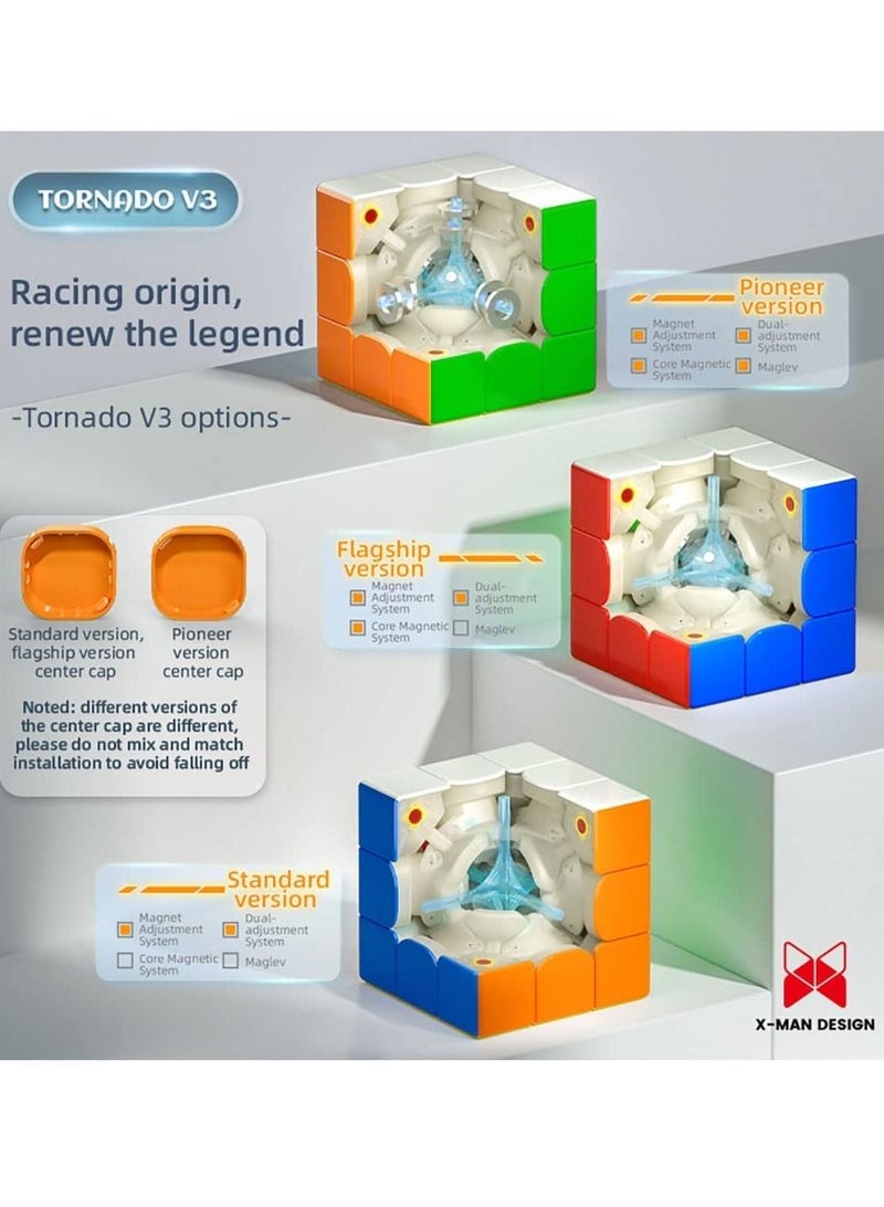 كي يي مكعب السرعة المغناطيسي QiYi X-Man Tornado V3 M Premium 3X3 - Image 3