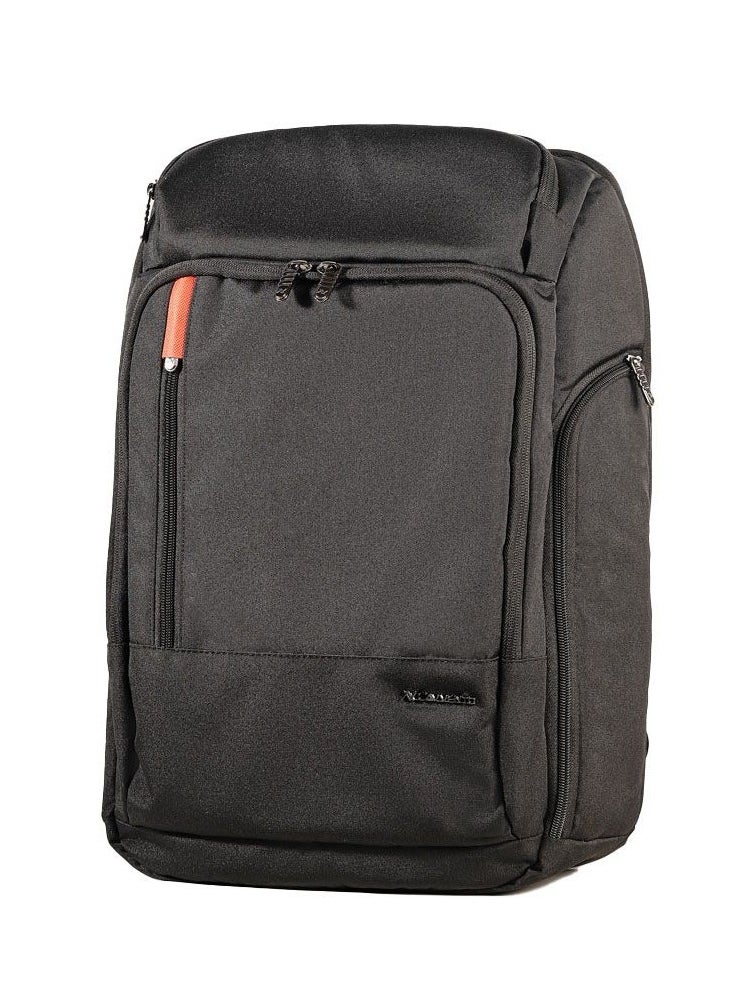 لافينتو (BG916) شنطة ظهر تصل الى 15.6 بوصة مع Zipper Puller - أسود