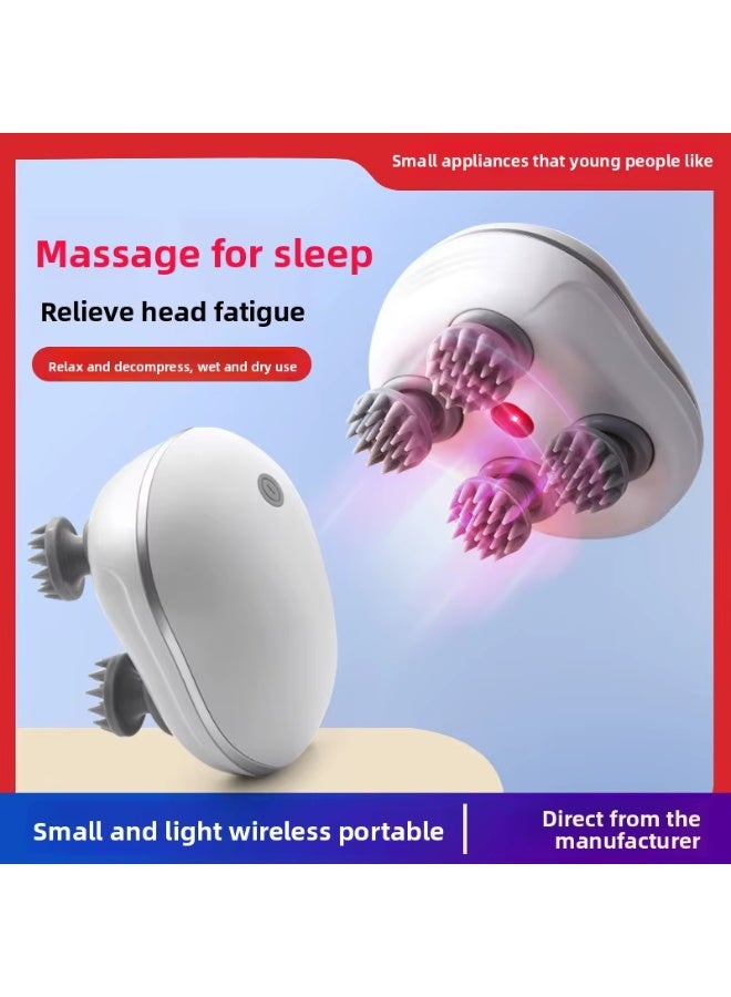 Smart silicone scalp massager with 3D vibration - Image 2