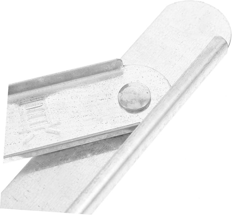 2Pcs Metal Folding Ladder Hinge Replacement Parts with Screws and Caps - Image 4