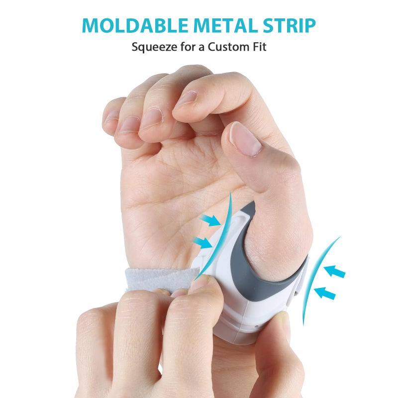 KD Thumb Brace: CMC Thumb Brace for Osteoarthritis CMC Joint Arthritis Pain, Thumb Splint Stabilizer with Thumb Sleeve, Flexible (Large, Left Hand) - Image 4