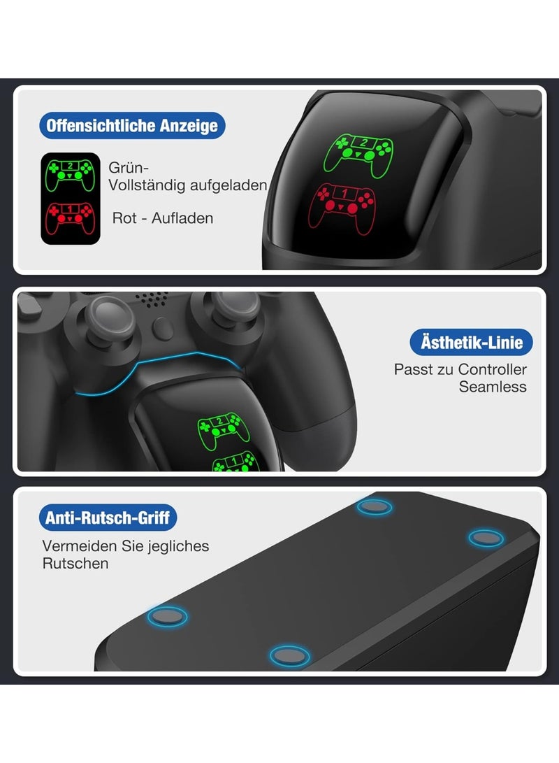 Charging Station, Accessories with Display/1.8 Hours Quick Charge, Charging Station for Playstation Controller - Image 2