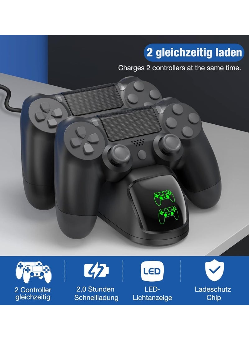 Charging Station, Accessories with Display/1.8 Hours Quick Charge, Charging Station for Playstation Controller - Image 4